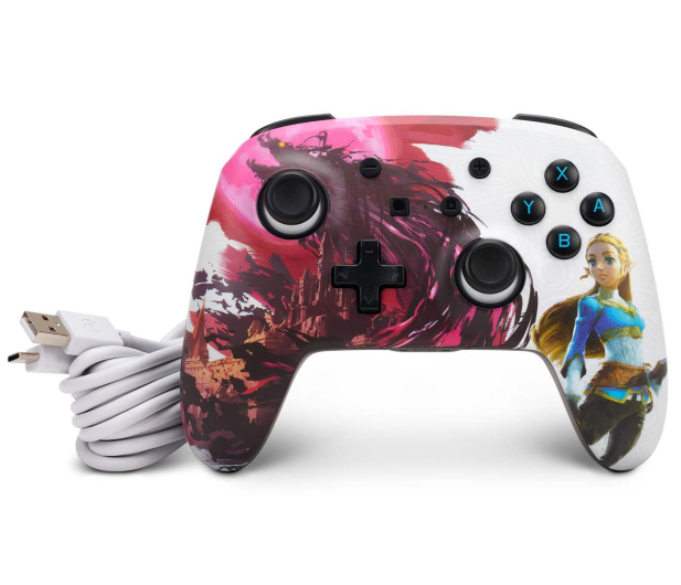 PowerA SWITCH Pad bezprzewodowy Enhanced Zelda Blood Moon - 1122413 - zdjęcie 8